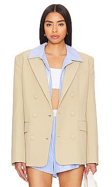 Lovers and Friends Lyra Blazer in Sage Green from Revolve.com