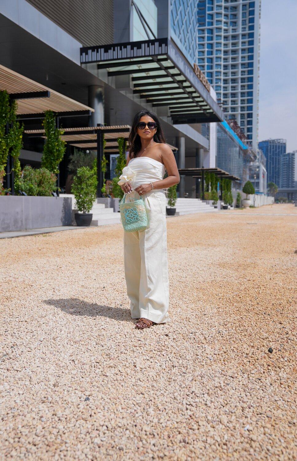 Sachini Dilanka wearing Loewe in Dubai